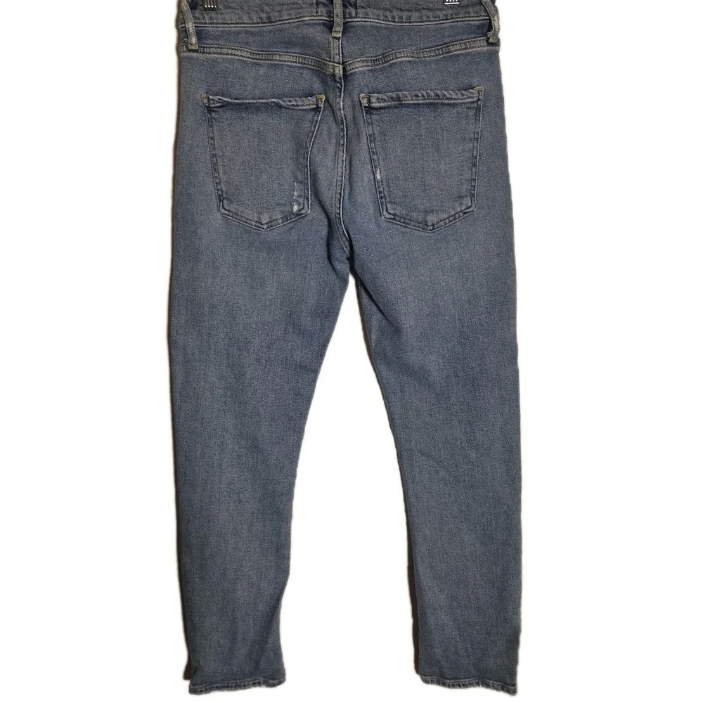AGOLDE‎ Toni High Rise Skinny Crop Jeans Size 26 Light Wash Stretch Denim
